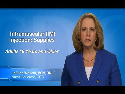 Intramuscular Injection: Supplies (Adults 19 Years of Age and Older)