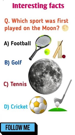 🏌️ First Sport Played on the Moon! viral||trending||🌕