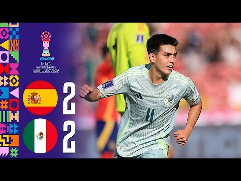 España Sub-20 vs México Sub-20 (2-2) Resumen | Mundial Sub-20 2025
