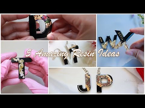 5 Amazing Resin Art Ideas for Beginners | How to resin art at home | Artshabits