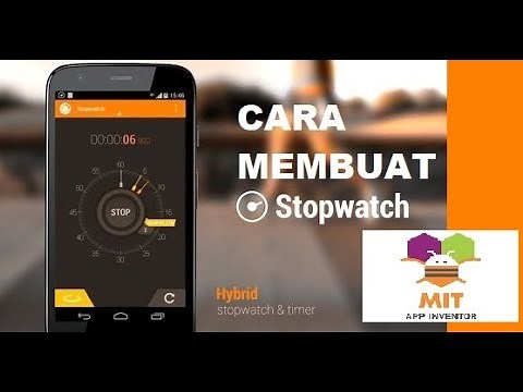 MIT App Inventor Stopwatch