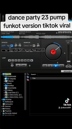 dance party 23 funkot version tiktok viral #singlefunkot 8