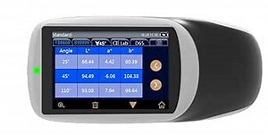 Multi-Angle Spectrophotometer 25°45°110° Three Angles Spectrophotometer with Measuring Aperture Φ12mm Touch Screen USB Interface Data Storage Function for Metallic Pearlescent,Etc Complex Color
