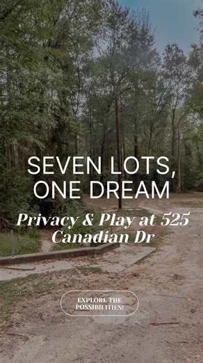 🍂 Fall in love with possibilities at 525 Canadian Drive, Trinity! Imagine your dream home nestled on approx. 1.65 acres across seven private cul-de-sac lots. Whether you're thinking of a custom build, a mobile home, or even your camper, the utilities are ready to go on one lot. 🏡🌲 But it’s more than just land—it’s about lifestyle. Enjoy exclusive access to lakefront perks: boat ramps, fishing piers, a pool, clubhouse, playgrounds, basketball courts, and even putt-putt golf! Perfect for family