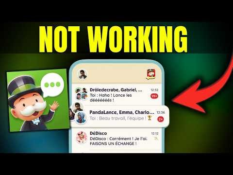 Monopoly Go! Chat Not Working? 🎲 How to FIX Missing Chat & Loading Errors! ✅