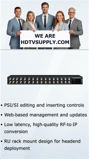 Thor Broadcast H-16ATSC-IP RF to IP Modulator