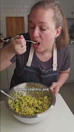 Avocado Corn Salad Recipe | No-Mayo Summer Side Dish #cornsalad