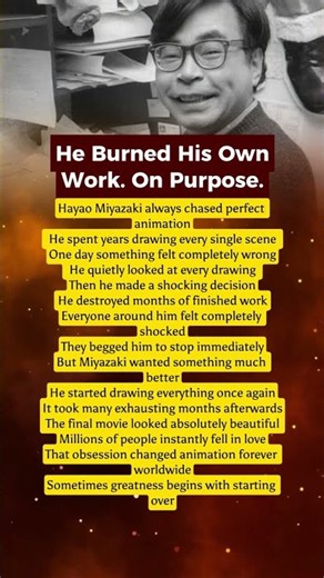 He Burned His Own Work... Then Created A Masterpiece 🎬🇯🇵