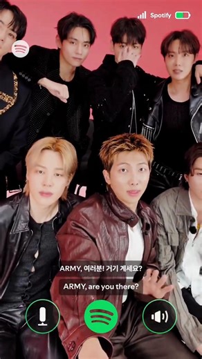 BTS Call Army through ‪@Spotify‬ #bts #armyxbts #bangtan #bangtansonyeondan #btsarmy #btsworld