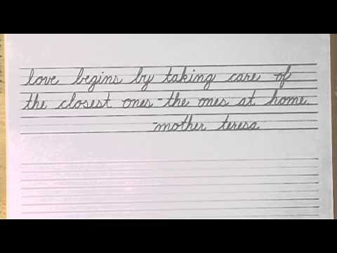 How To Write in Cursive // Lesson 28 // A complete Course // FREE Worksheets