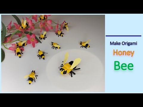 Full Tutorial on How to Make Origami Honey Bee | Origami Bricks and Tiles