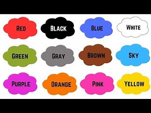 Colours name in English | learn 10 colours name with things | colours name for kids | colours name