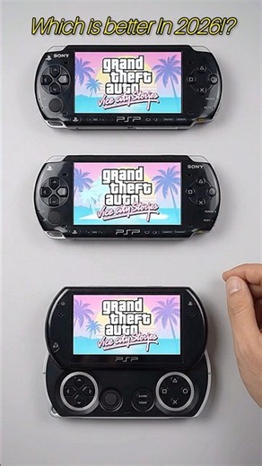 PSP Slim vs PSP Fat vs PSP Go | GTA Vice City Speed Test #shorts #psp #gtavicecity #review#miniature