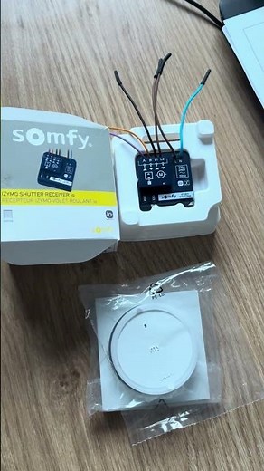 Micromodule somfy #électricien #domotique #électricité #installationfacile #installationélectrique