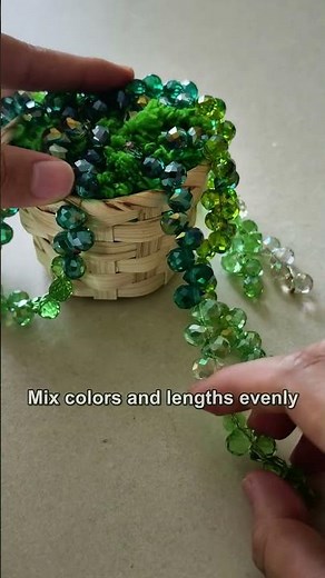 Easy DIY Beaded Hanging Plant Tutorial 🌿✨ | Beginner-Friendly Craft Kit