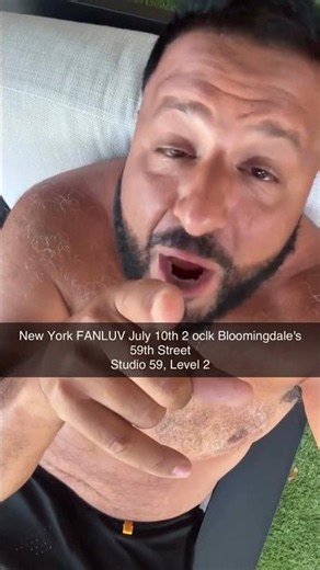 DJ Khaled meet-up at Bloomingdale's July 10