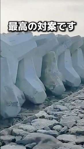 Created by a genius! The wave-breaking effect and secrets of tetrapods