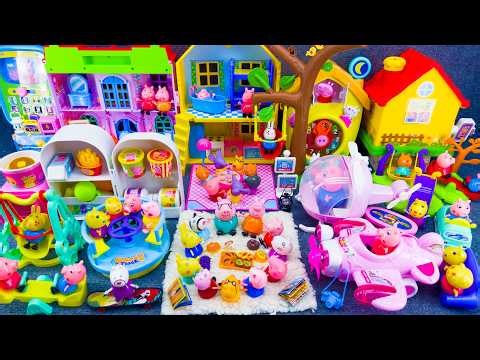 20 Minutes Satisfying Unboxing Peppa Pig Family House Playset & Refrigerator Kitchen Review Toys