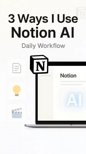 3 Ways I Use Notion AI While Organizing My Life!
