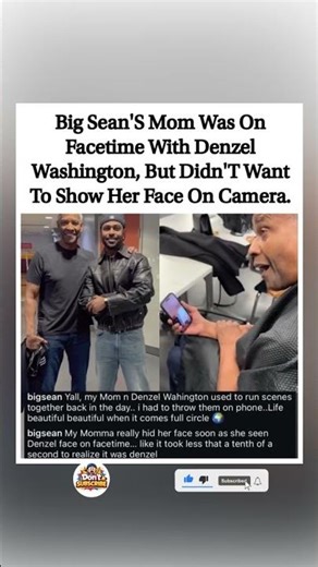 😂📱🎭 Mom didn't know it was Denzel! 💀 #aa23 #shorts