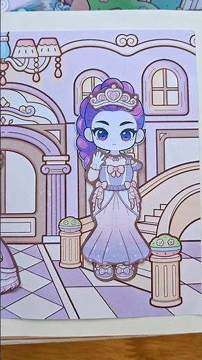 Dress up Rumi Paper Doll Sticker, K-POP Demon Hunters fashions #sticker #kpopdemonhunters