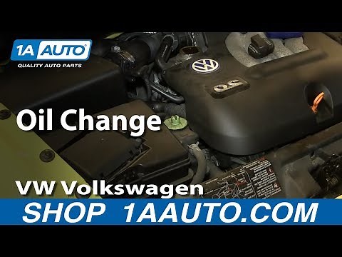How To Do an Oil Change 98-10 Volkswagen Beetle