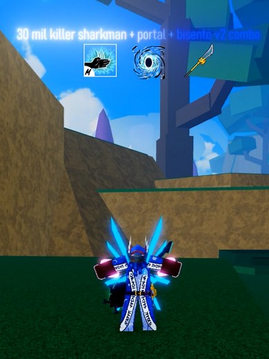 Sharkman Karate Bisento Combo in Blox Fruits