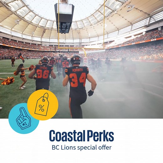 Sail to Metro Vancouver and Roar as One with family and friends. BC Ferries customers save 40% on tickets in the Upper Red Zone. Cheer on the BC Lions at upcoming home games. | BC Ferries