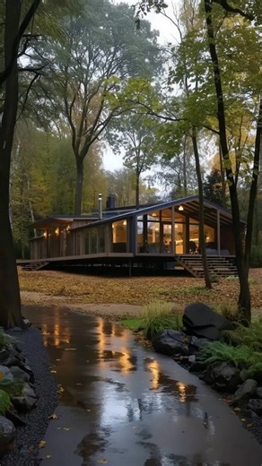 See the Incredible Prefab Cabin That Only Took 10 Days and $80,000 to Build | Log Cabin