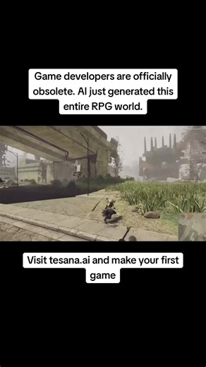 game dev is officially changing forever imagine just typing a prompt and getting an entire world with this level of detail the future of gaming is basically here and it looks insane u can start making ur own playable worlds right now no coding needed link in bio to try it urself tesana.ai 🎮 #Tesana #AIGameDev #RPG #Gaming #TechTok
