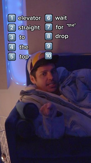 Elevator Song with 10 Words Only