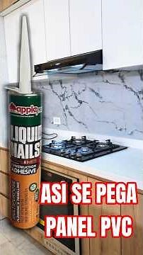 How to install marble-like PVC panels on the wall