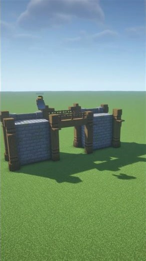 Medieval Gate In Minecraft
