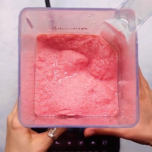 This smoothie shop copycat recipe — Jamba Juice® Strawberry Wild is made with apple juice, frozen fruit, ice, and some frozen vanilla yogurt. RECIPE: https://www.chelseasmessyapron.com/dairy-free-strawberry-smoothie/ | Chelsea's Messy Apron