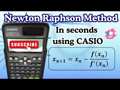 Newton Raphson Method Casio fx-991 ES Plus | Step-by-Step Tutorial #NewtonRaphson #casiocalculator