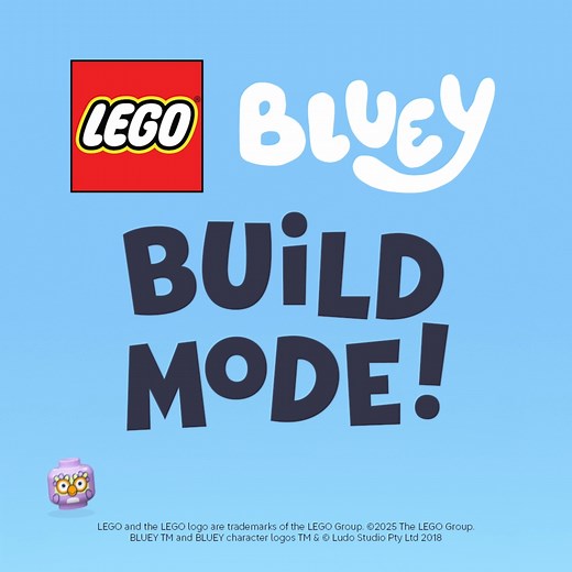 #BuildMode Activated! #Bluey LEGO 4 and LEGO DUPLO sets are available now! 💙 #LEGO #LEGODUPLO | Bluey