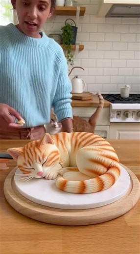 Cat Attacks Knife to Save “Another Cat” 😱🐱 | Hyper-Realistic Cake Prankvuctcyvg