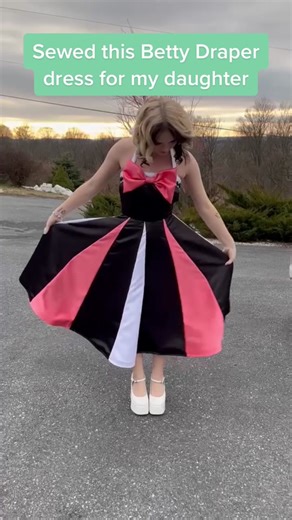 Vintage Betty Draper Mad Men Inspired Dress Sewing Project