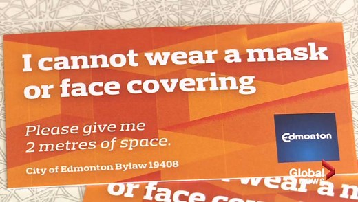 Questions continue about city of Edmonton mask exemption cards