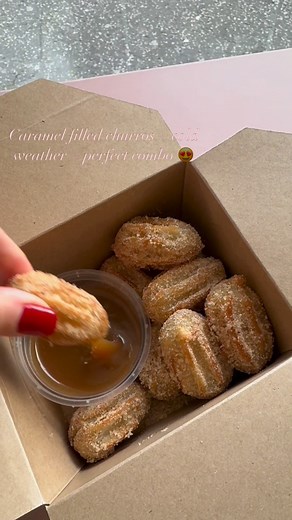 Cold days hit different… especially with a caramel filled churro in hand 🥹😍 | Sprinkles Peterhead