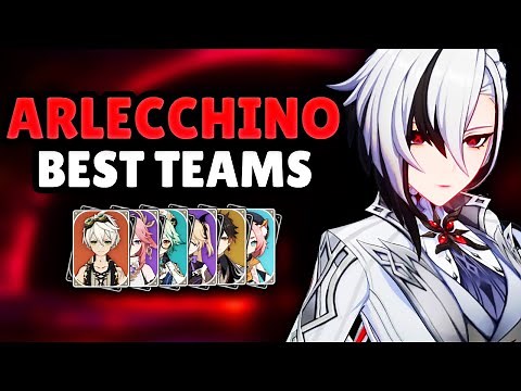 The BEST ARLECCHINO Teams in Genshin Impact | Vaporize, Overload, Melt and more! (Team guide)