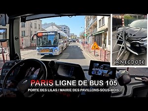Un Voyage Immersif en Bus à Paris 🚍 | De la Banlieue à Porte des Lilas - Métro [POV 4K]