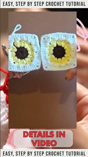 How to Crochet a Sunflower Pattern Blanket | Easy Step-by-Step Tutorial #crochet