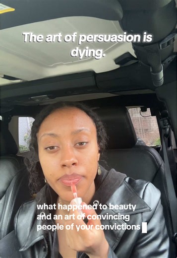 I can't say if the art of persuasion ever existed but I long for that world nonetheless! I'm sure the internet has a lot to do with it. Everything has become short and to the point and nothing is TRULY enticing. #communication #fyp