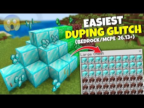 Minecraft Bedrock 1.26+ Multiplayer ITEMS Duping Glitch! (Works On Servers!) Best Dupes Glitches!
