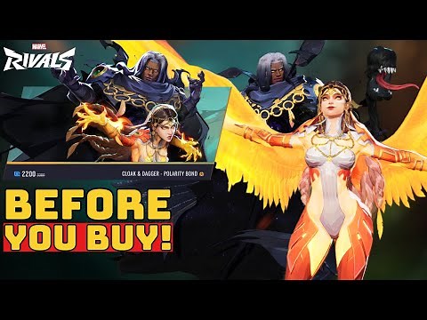 Cloak & Dagger Polarity Bond Skin Showcase | Before You Buy - Marvel Rivals
