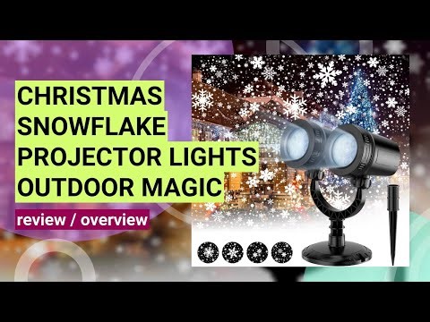 Review: Transform Your Home with Double Head Snowflake Projector Lights for Christmas!