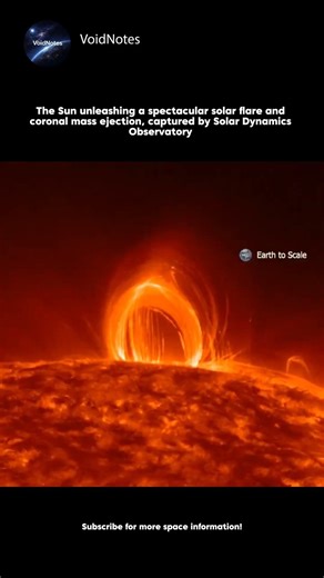 The Sun Erupts: Solar Flare and CME captured by SDO #sun #solarflare #shorts