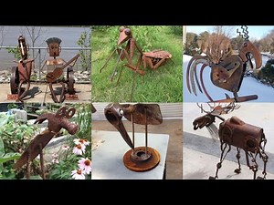 Useful Rusty Metal garden decor ideas | rusty metal garden decor more than 100! beautiful ideas