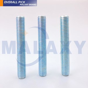 [Hot Item] Premium High-Tensile Carbon Steel Threaded Rod for Heavy-Duty Use